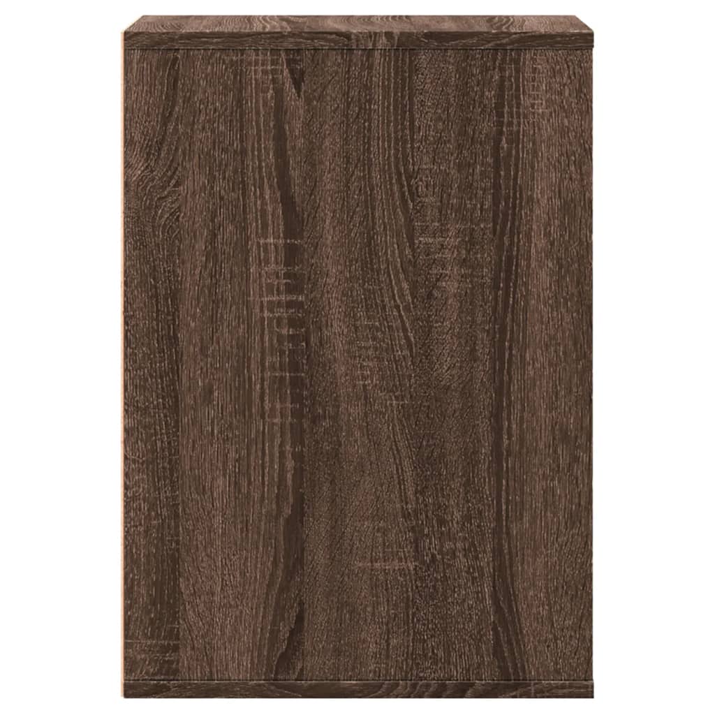 Schubladenschrank Schwarz Eichen-Optik 41 x 40 x 58 cm