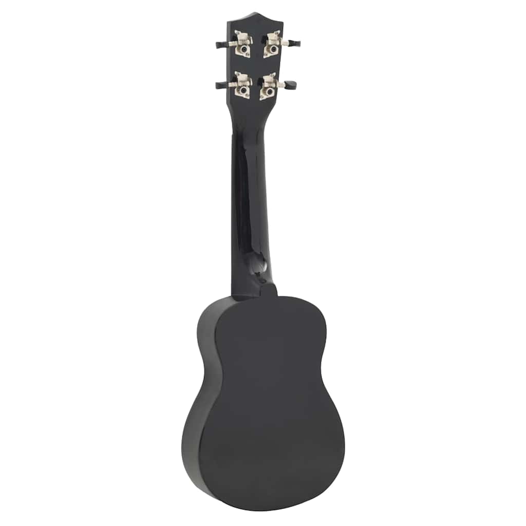 Sopran Ukulele Set für Kinder mit Tasche Dunkles Holz 21