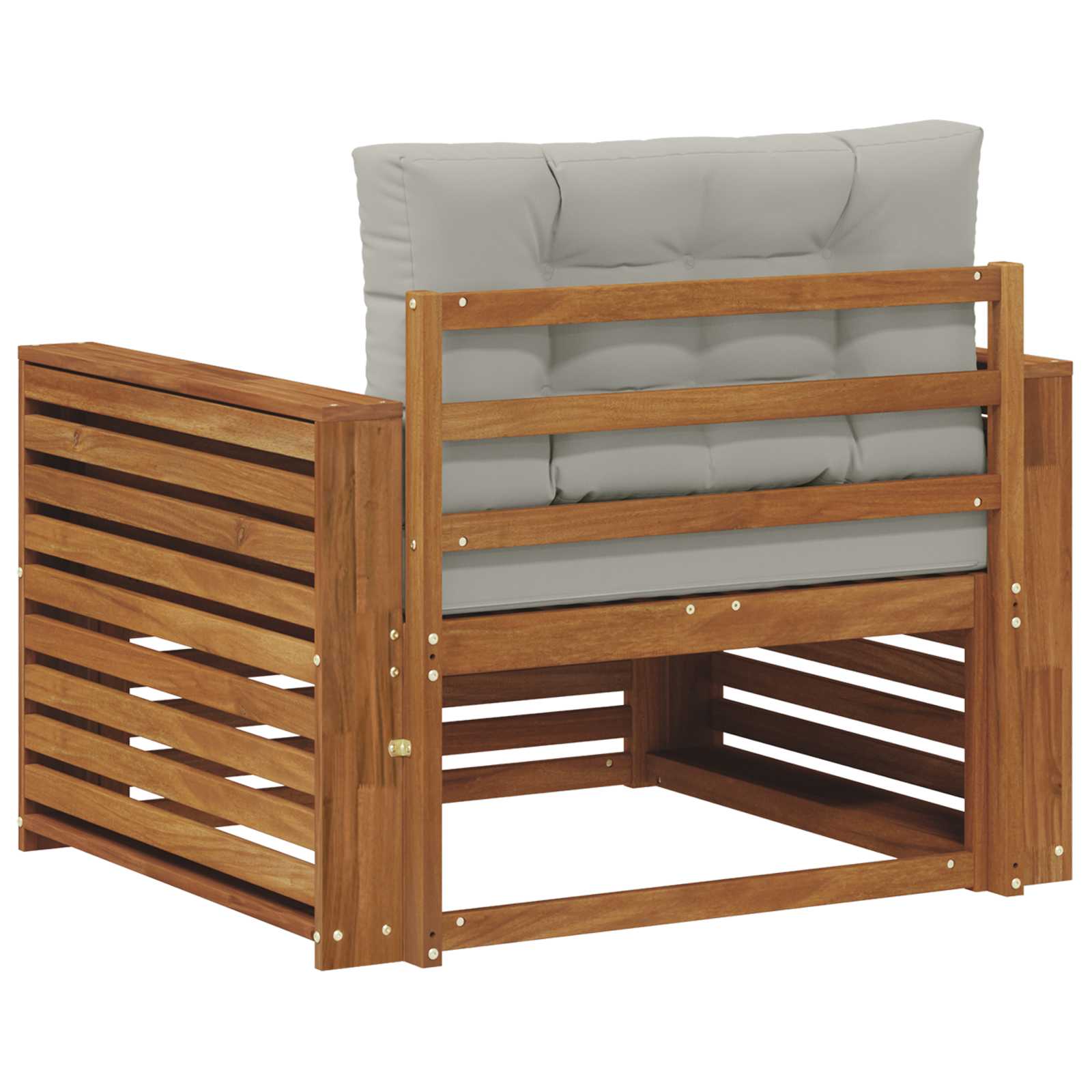 2 Stück Outdoor-Sofa Natur