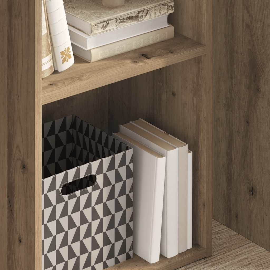 Bücherregal Weiß 80x30x189 cm Holzwerkstoff