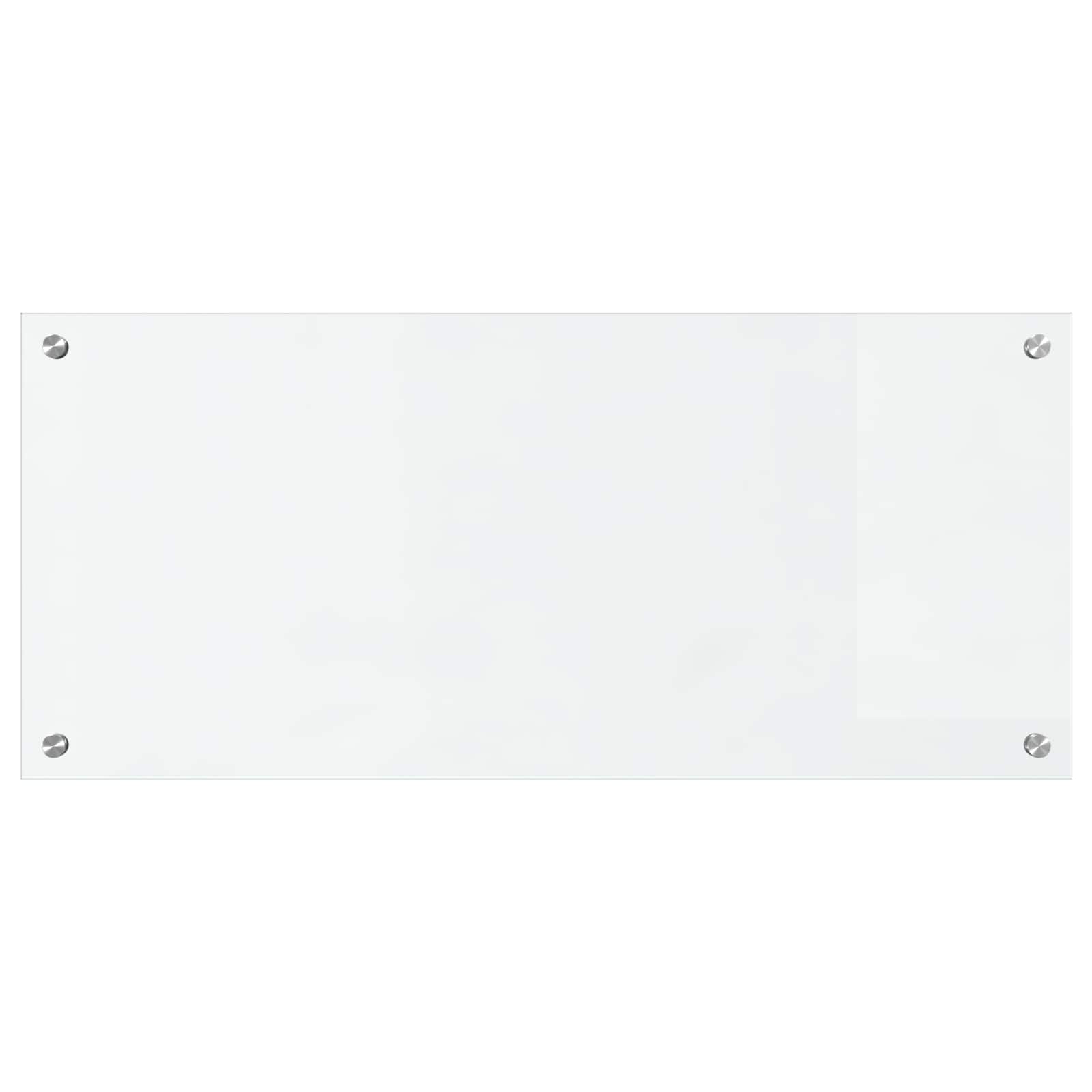 Küchenrückwand 2 pcs Weiß 70 x 40 cm Gehärtetes Glas