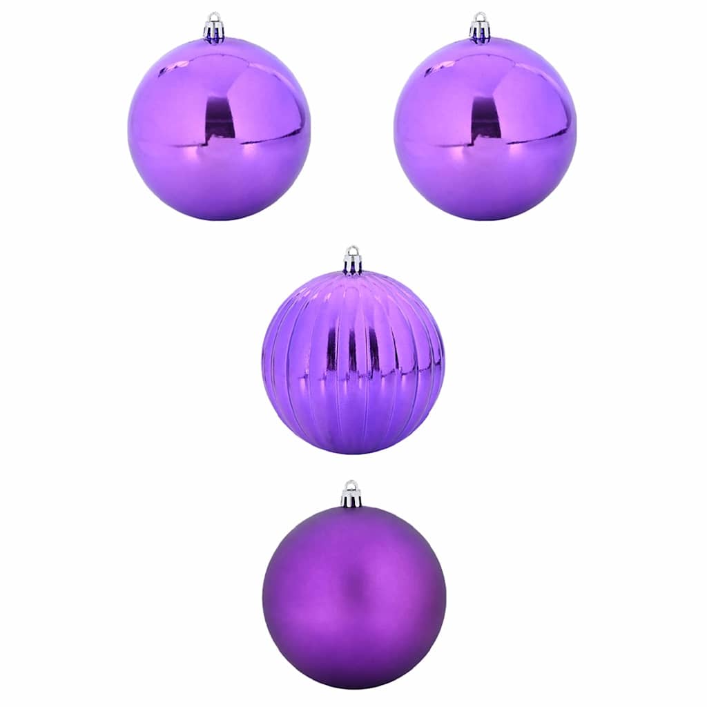Weihnachtsbaumkugel Set XL 9 pcs Rot Kunststoff