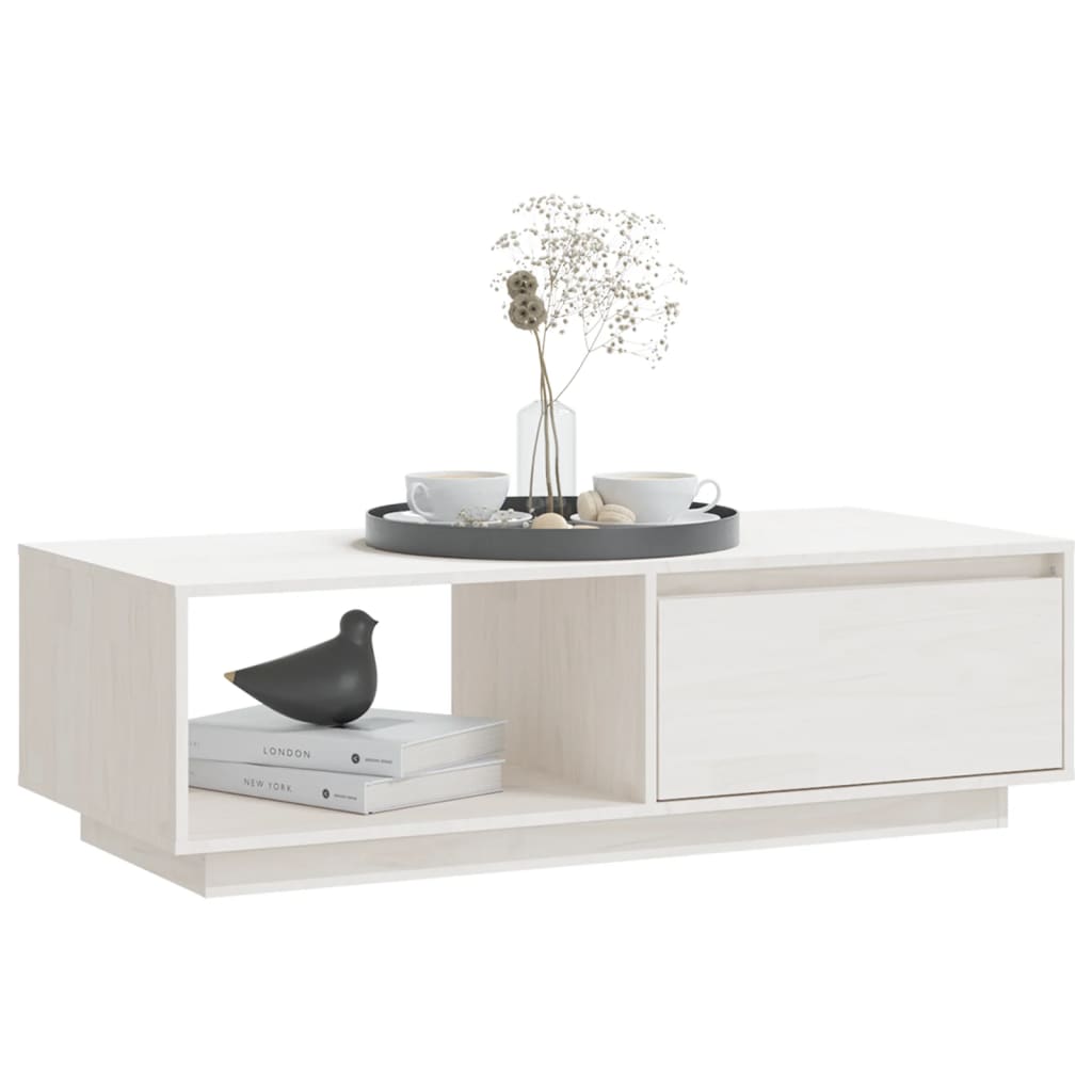 Couchtisch 110x50x33,5 cm Massivholz Kiefer