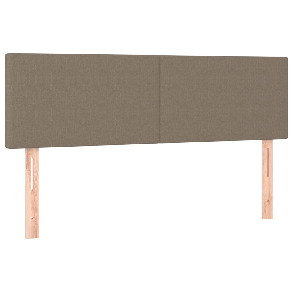 Kopfteil Hellgrau 80x5x118/128 cm Stoff