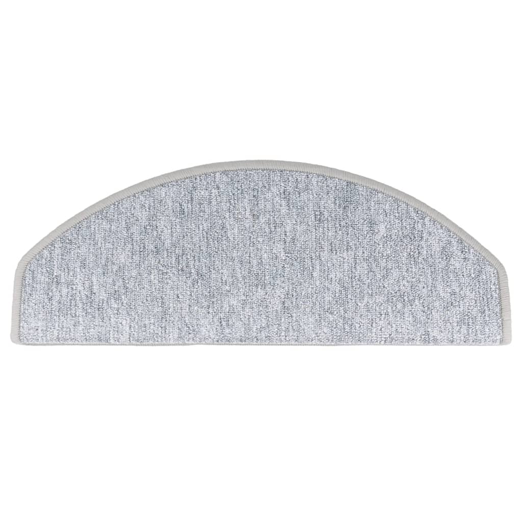 Stufenmatten 15 Stk. 56x17x3 cm Anthrazit Halbrund