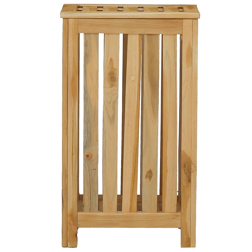 Wäschekorb Natur 35 x 25 x 60 cm Massivholz Teak