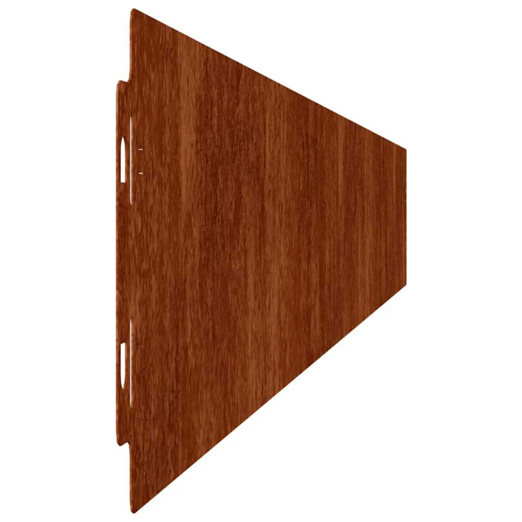 Raseneinfassung 10 pcs 10 x 103 cm Wetterfeststahl Rostig