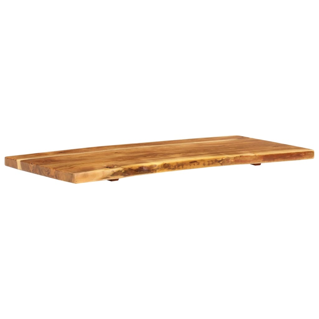 Badezimmer-Waschtischplatte Massivholz Akazie 100x52x2,5 cm