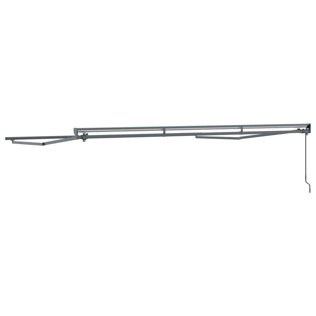 Markisenrahmen Verstellbar Weiß 2,5 x 2 m Stahl