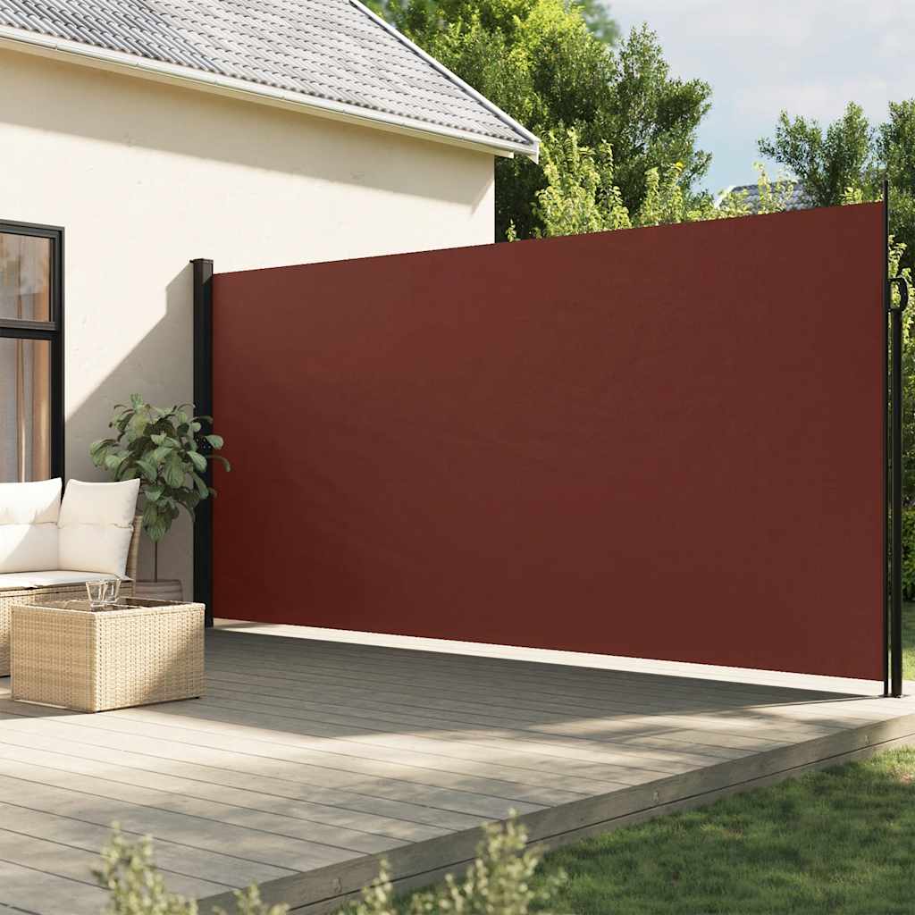 Seitenmarkise Ausziehbar Schwarz 100x300 cm
