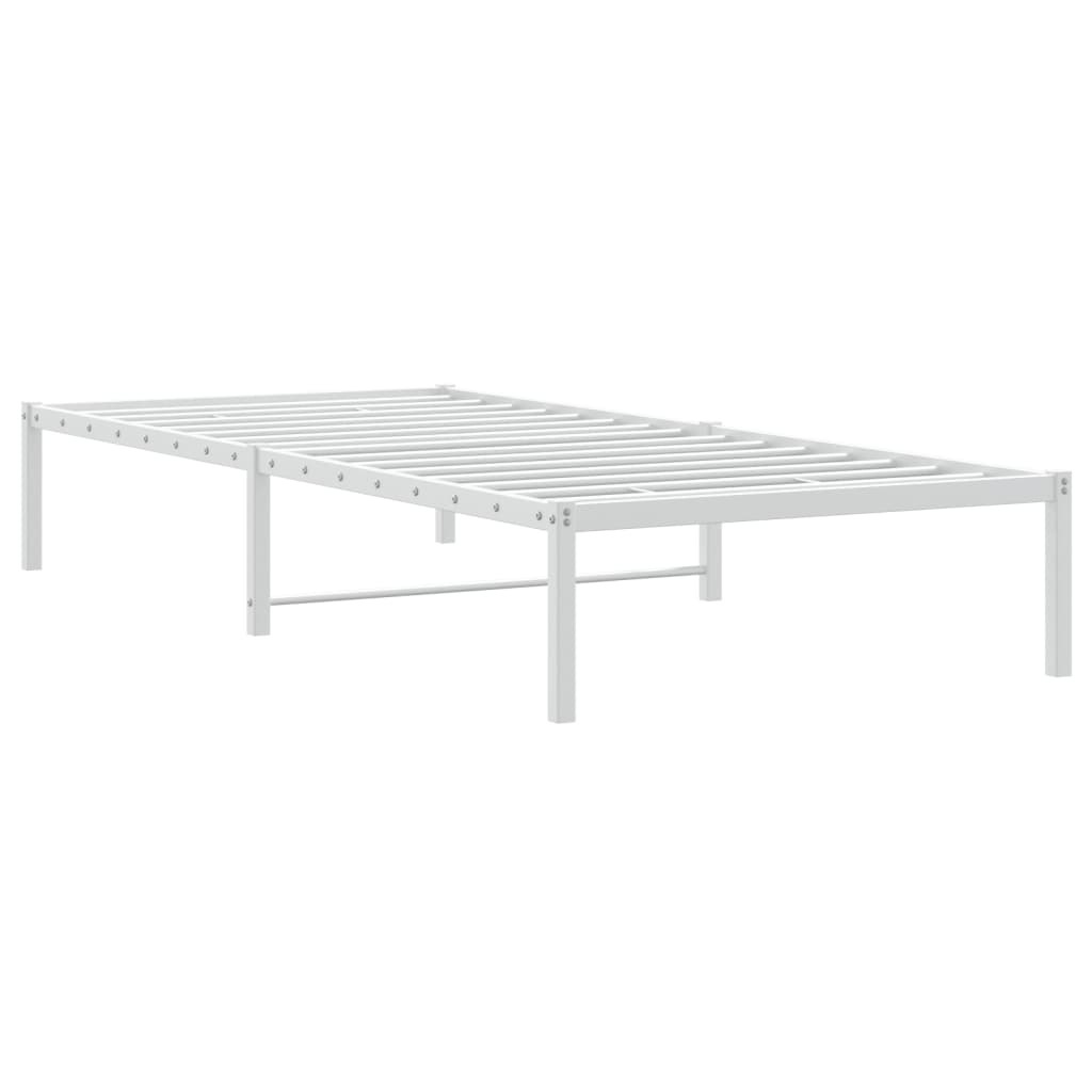 Bettgestell Metall Schwarz 75x190 cm