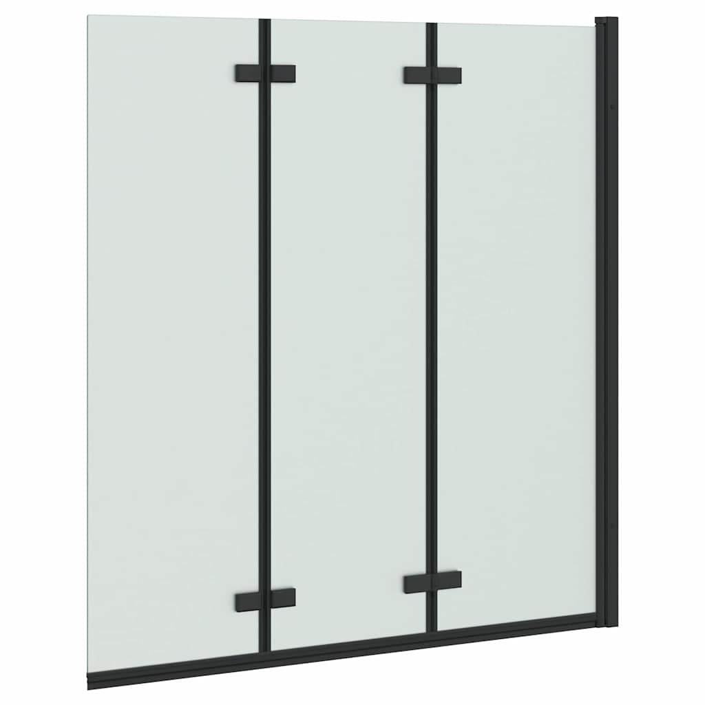 Faltbare Duschtrennwand Gold 130 x 138 cm