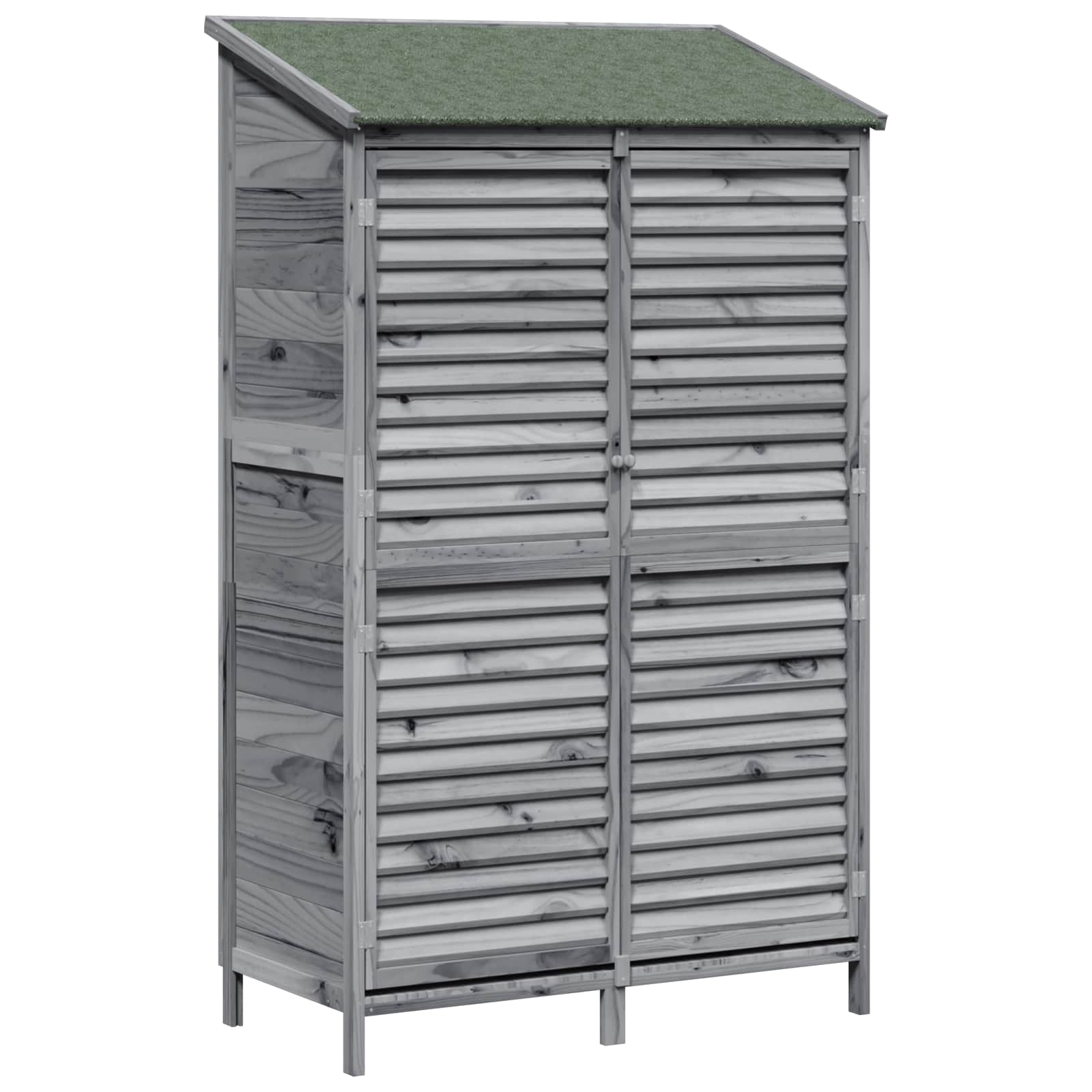 Gartenschuppen Natur 59 x 56 x 113,5 cm Massivholz aus Fichte