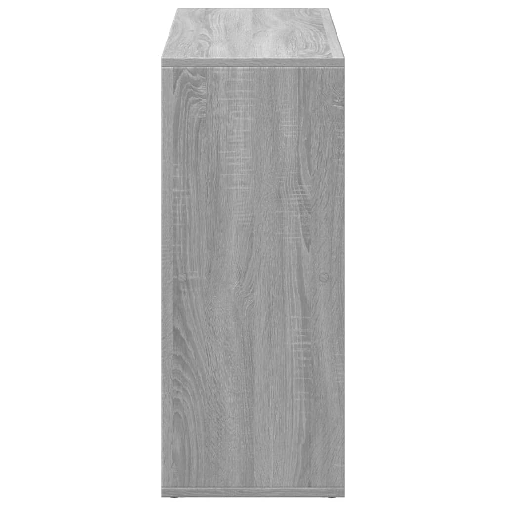 Bücherregal Weiß 137,5x29x137,5 cm Holzwerkstoff