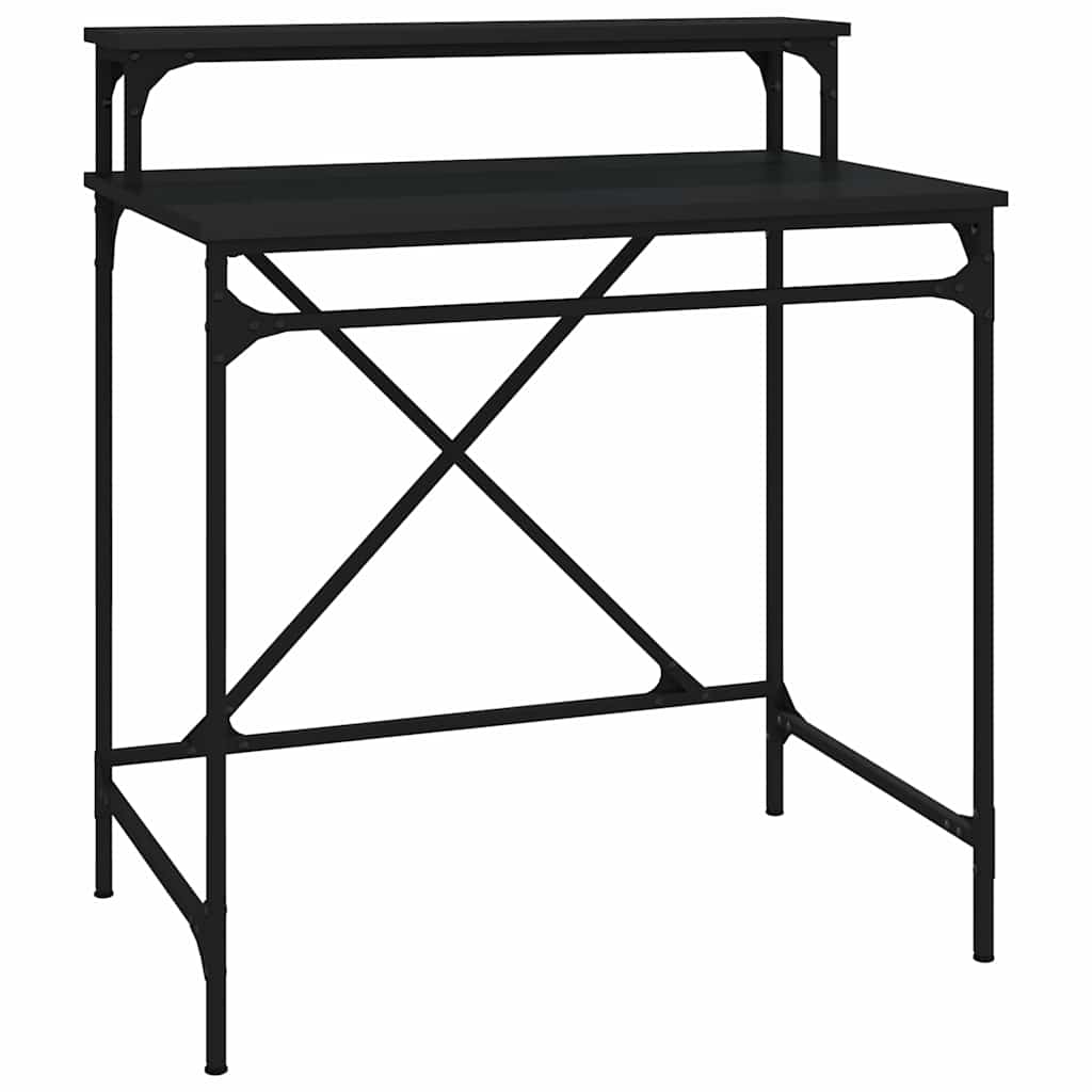 Schreibtisch Sonoma-Eiche 100x50x90 cm Holzwerkstoff und Eisen