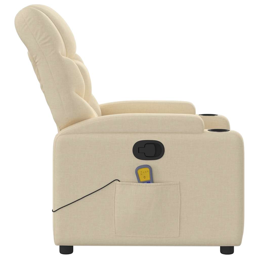 Relaxsessel Elektrisch Dunkelgrau Stoff
