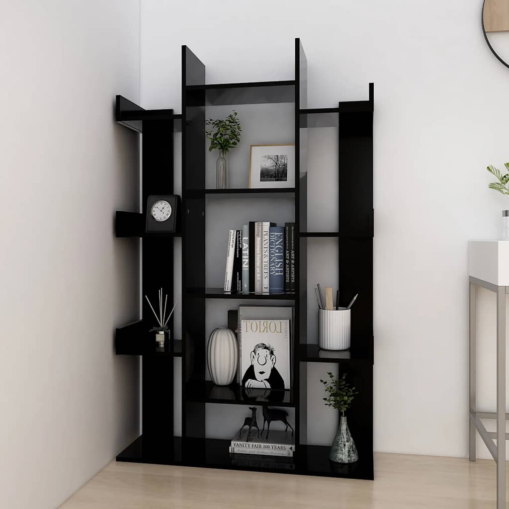 Bücherregal Weiß 86x25,5x140 cm Holzwerkstoff