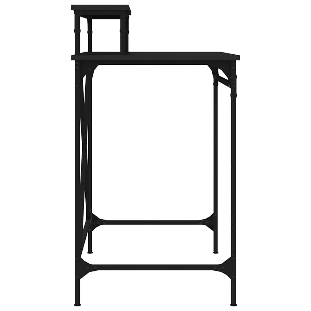 Schreibtisch Sonoma-Eiche 100x50x90 cm Holzwerkstoff und Eisen
