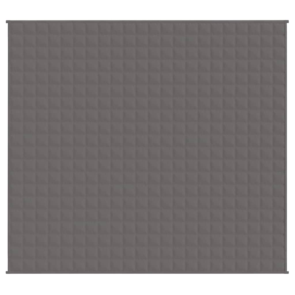 Gewichtsdecke Grau 122x183 cm 5 kg Stoff