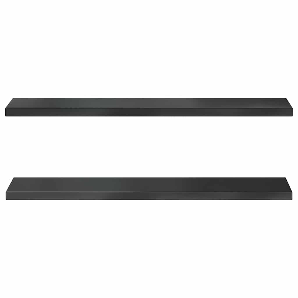 Wandregale 2 Stk. 100x40 cm Silbern Edelstahl