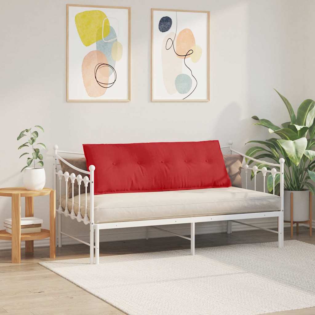 Rückenkissen Hellgrau 50 x 19 x 45 cm Stoff