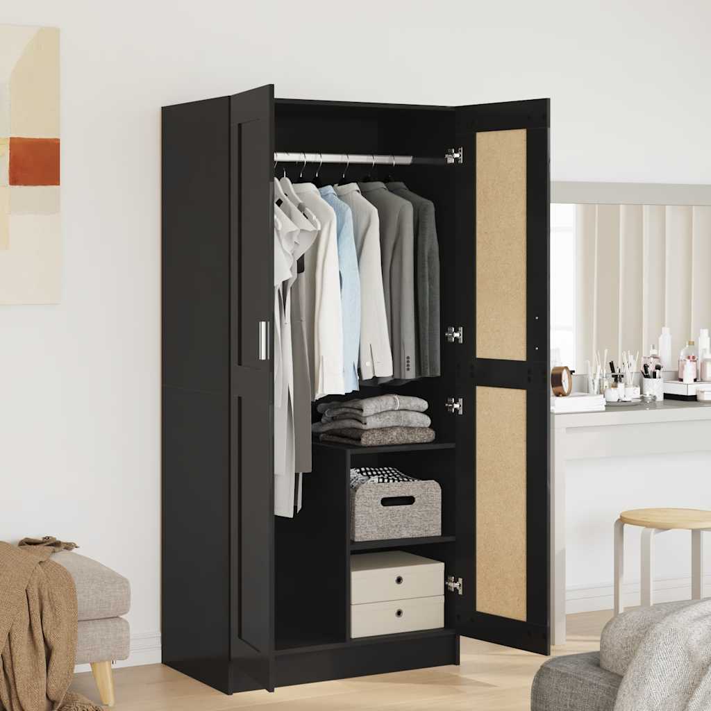 Kleiderschrank Weiß 82,5x51,5x180 cm Holzwerkstoff