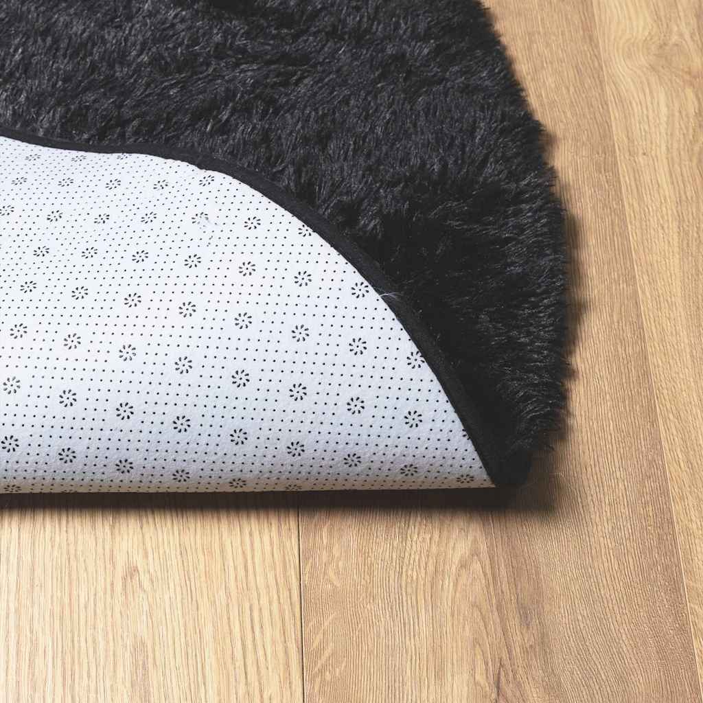 Teppich Shaggy Hochflor NAVARRA Beige 60x100 cm Polyester
