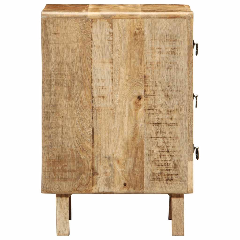 Nachttisch 37x32x50 cm Altholz Massivholz