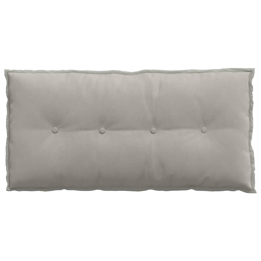 Rückenkissen Taupe 50 x 45 cm Mikrofaserstoff