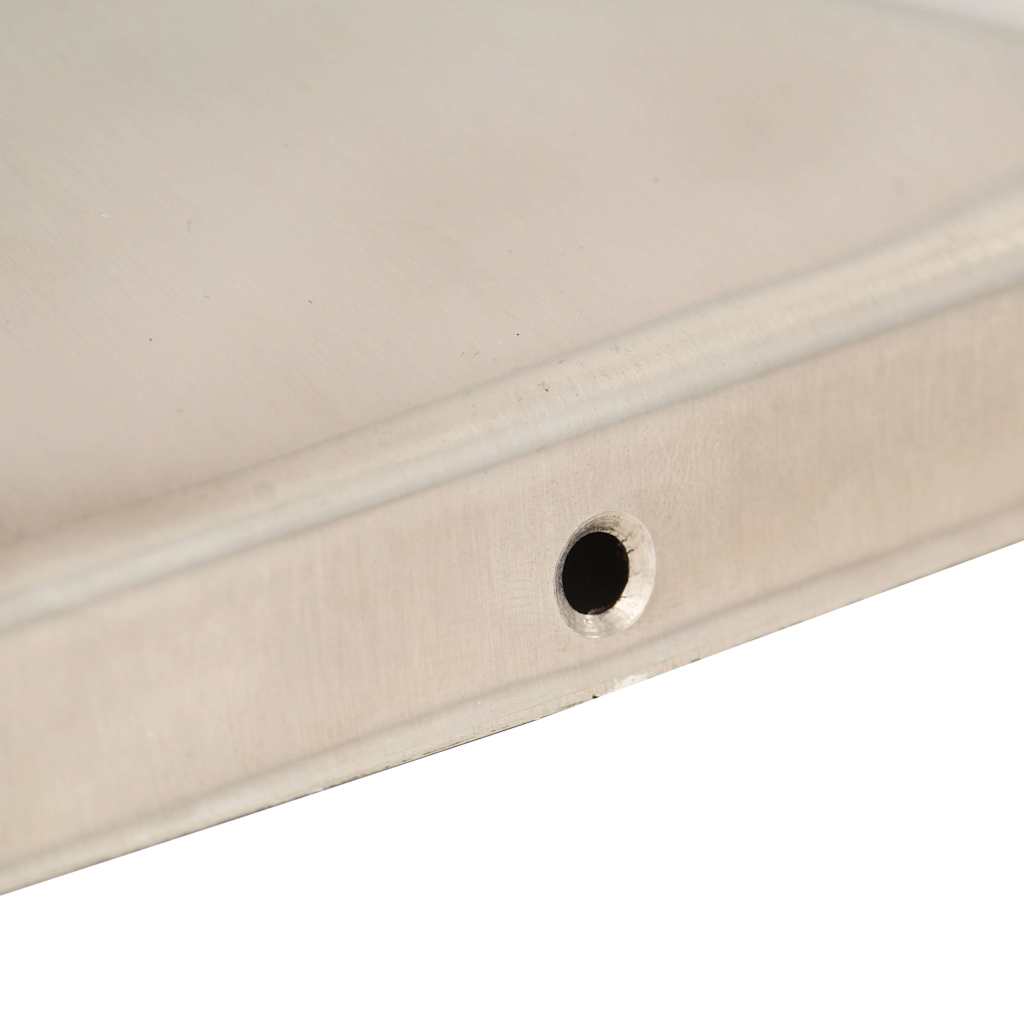 Pfostenkappen 6 Stk. Pyramide Edelstahl 91 x 91 mm