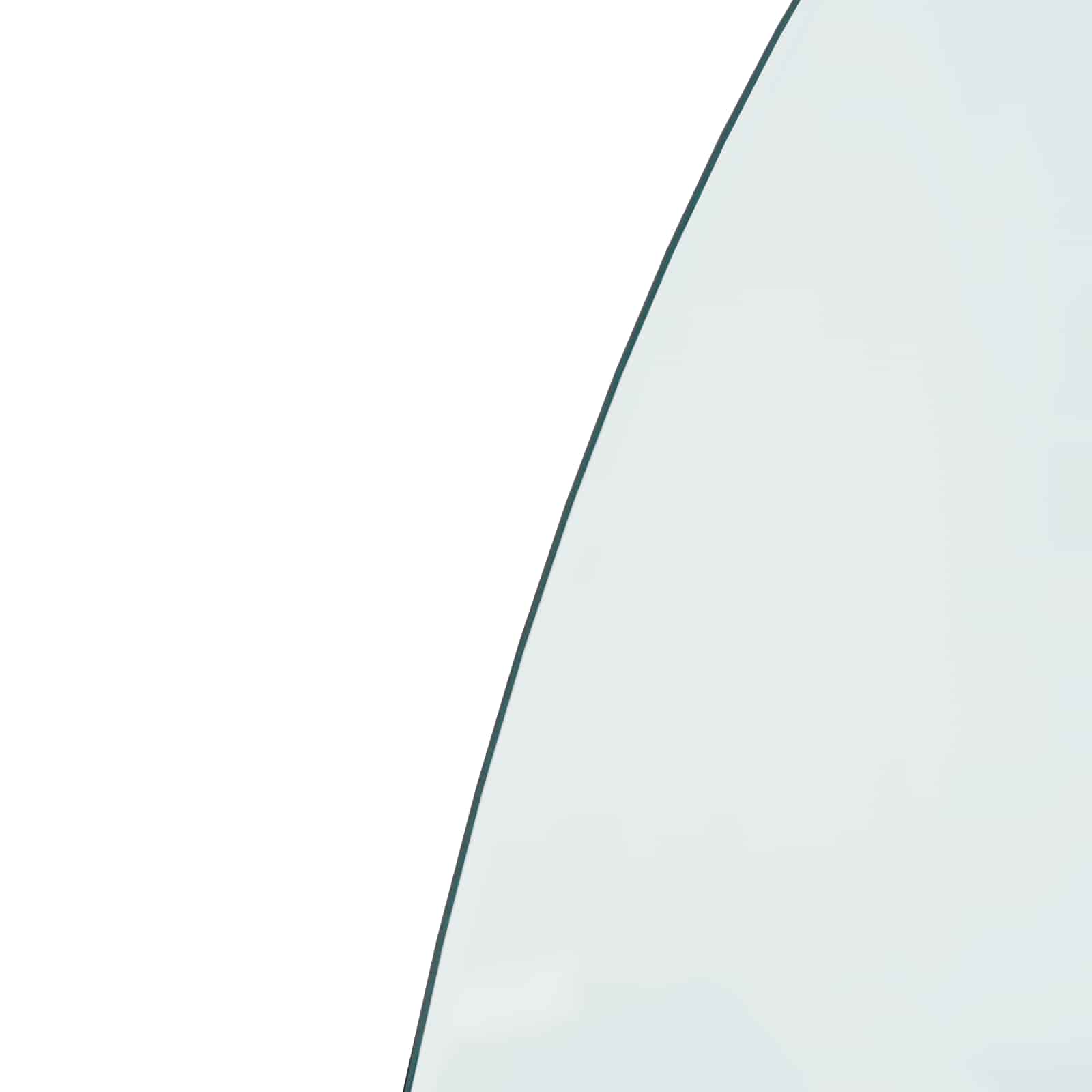 Feuerstelle Glasplatte Transparent 800 x 500 mm Glas