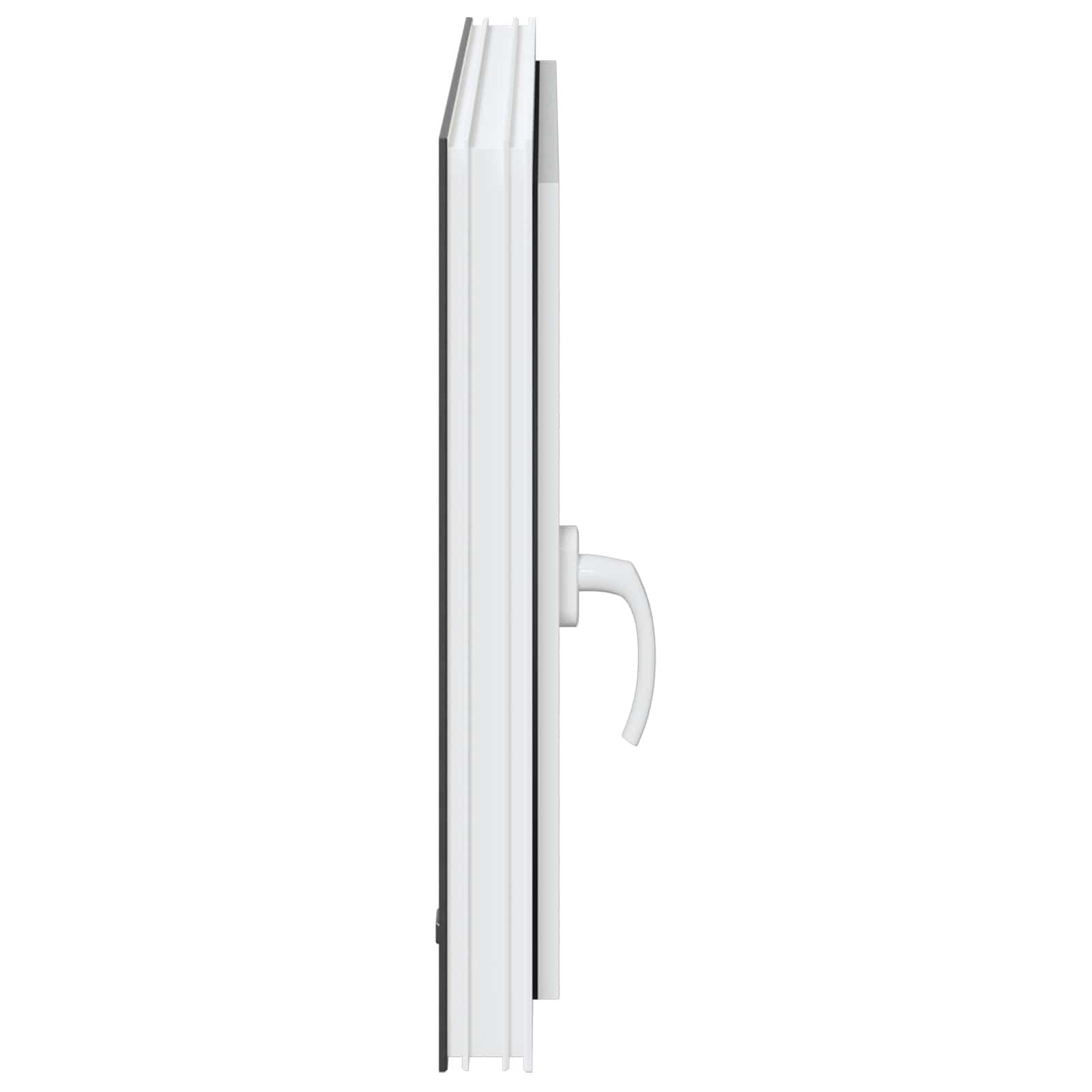 Kellerfenster RISOR 50 x 50 cm PVC und Glas Weiß