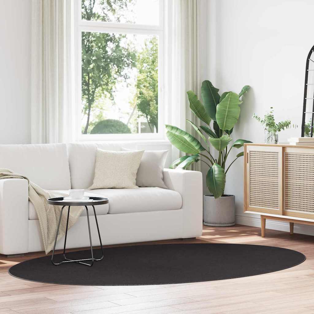 Bereichsteppiche HUARTE Anthrazit 100 x 200 cm 100 %Polyester
