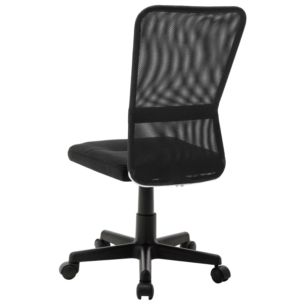 Bürostuhl Schwarz und Blau 44x52x100 cm Netzgewebe