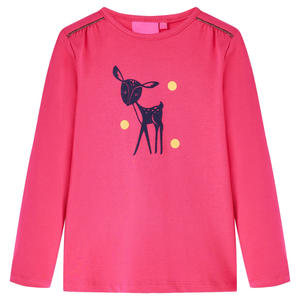 Kinder-Langarmshirt Cognac 128