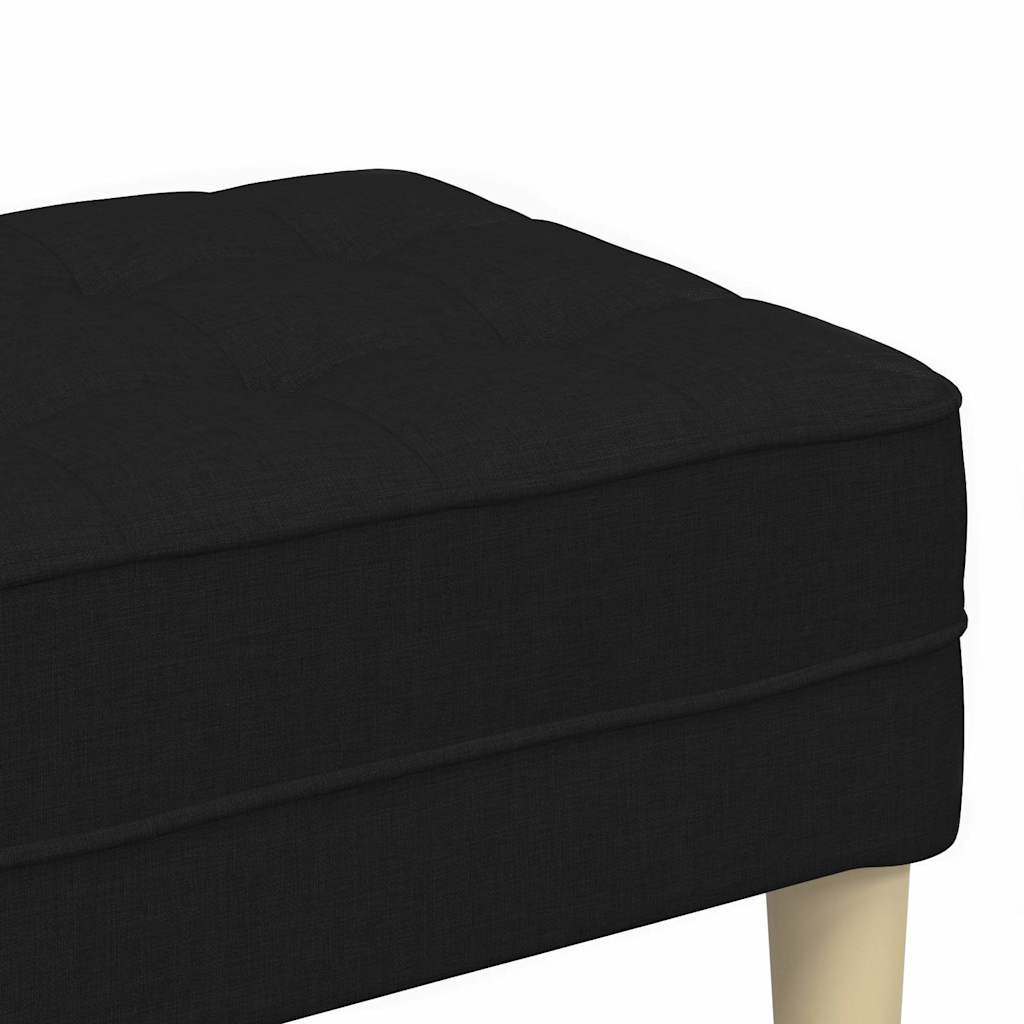 Bank mit Kissen Hellgrau 113 x 57 x 39 cm Stoff
