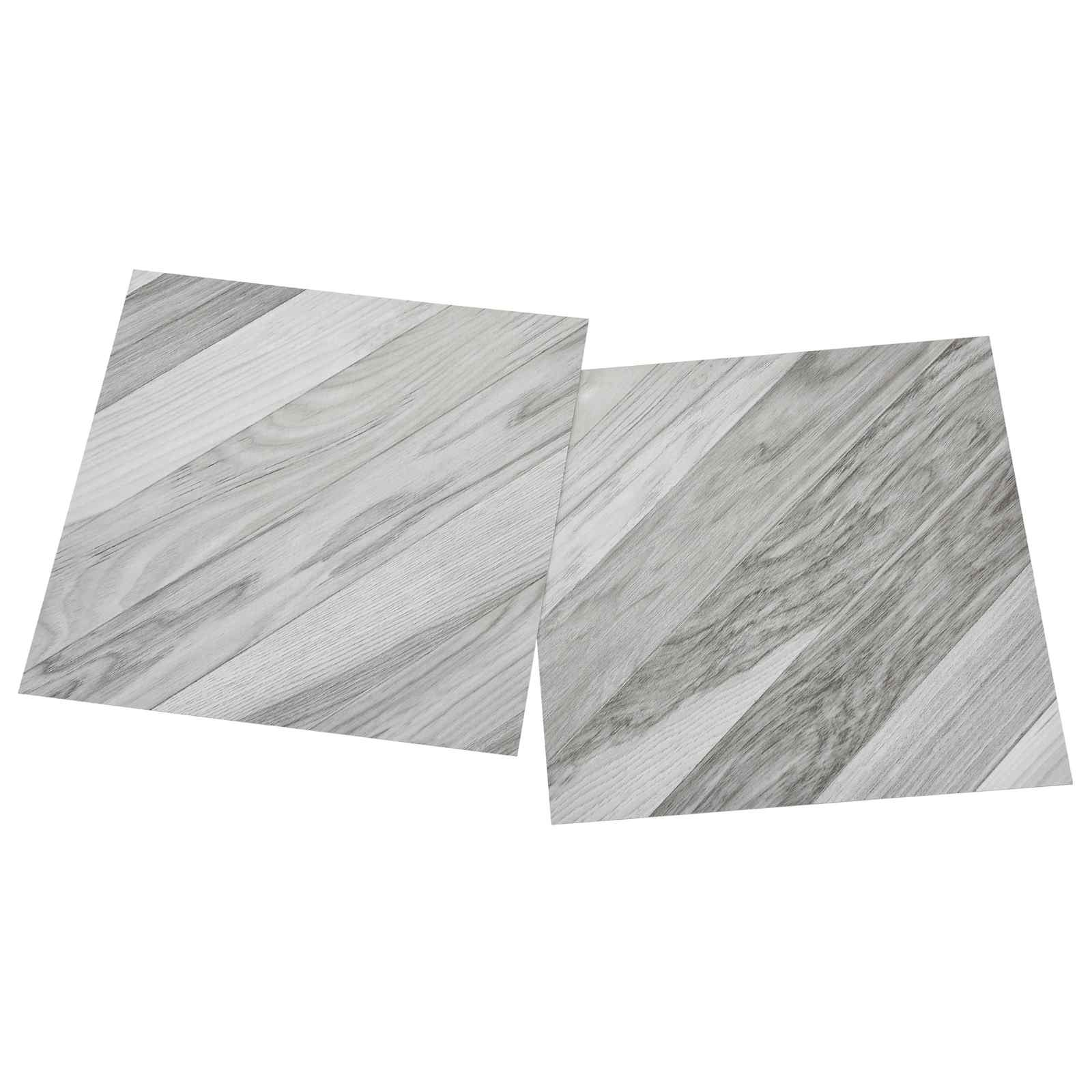 Selbstklebende Bodenplanken 30,5 x 30,5 cm 20 pcs PVC Betongrau