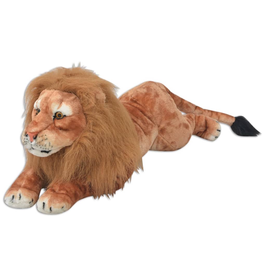 Tiger Kuscheltier Plüsch Braun XXL