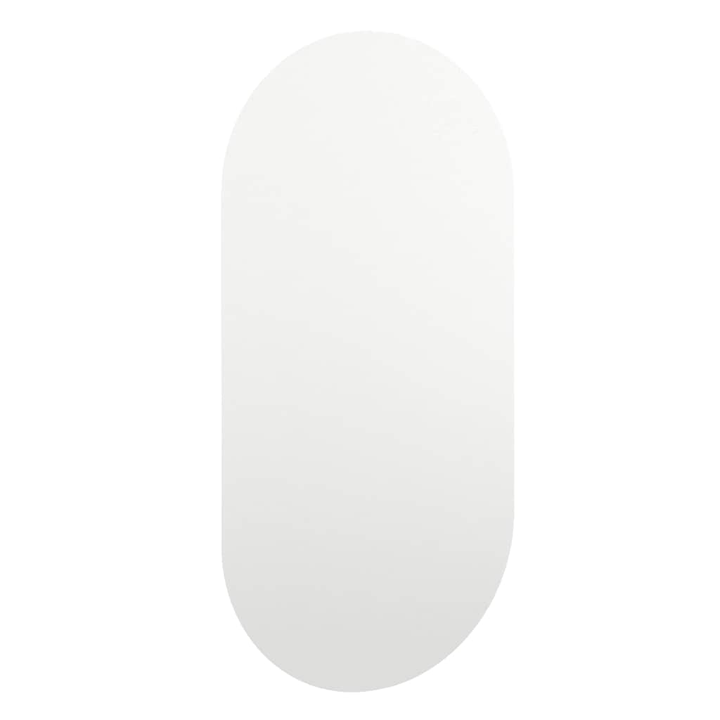 Spiegel mit LED-Leuchten 60x30 cm Glas Oval