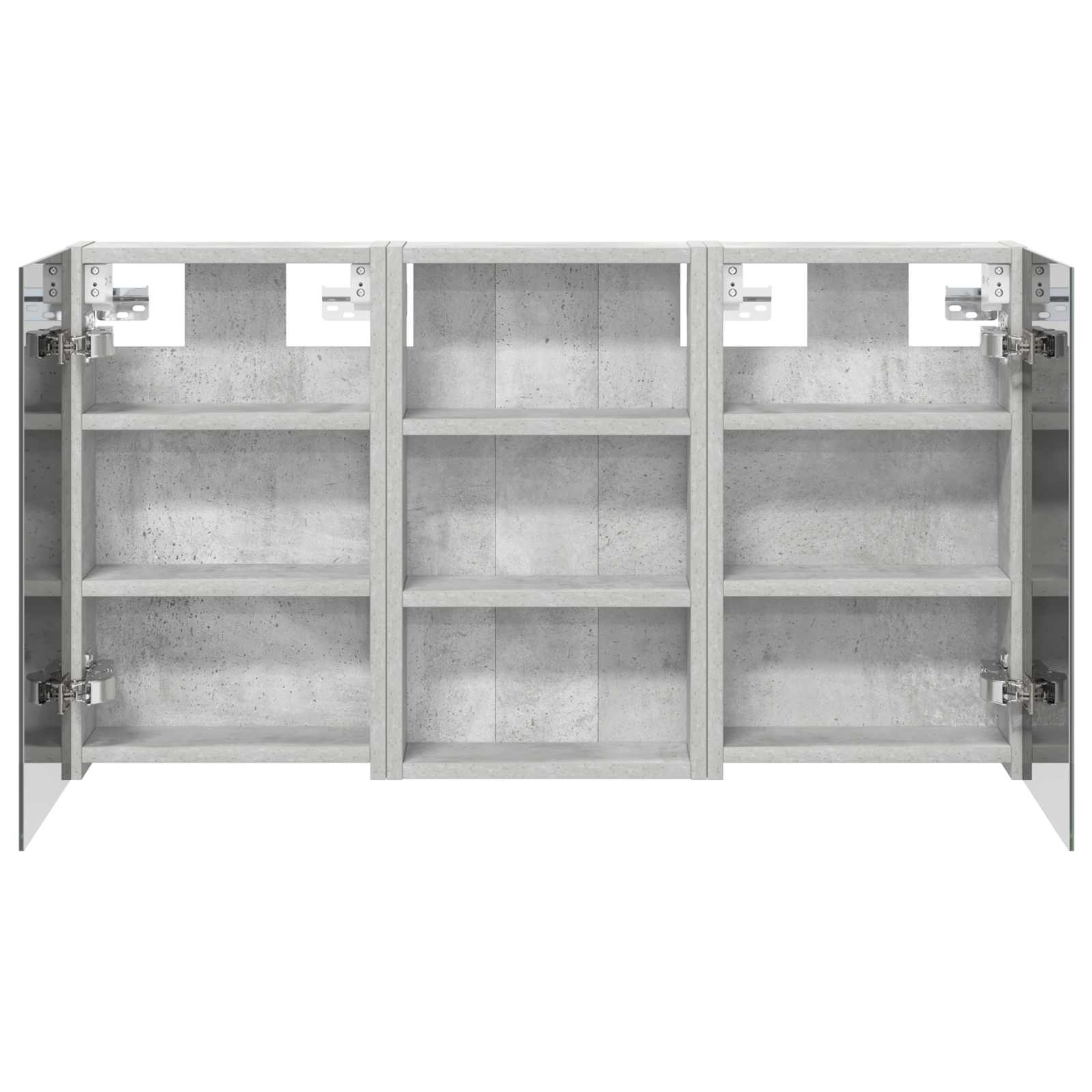 Badezimmerschrank-Set 3 pcs 80 x 10,5 x 50 cm Holzwerkstoff