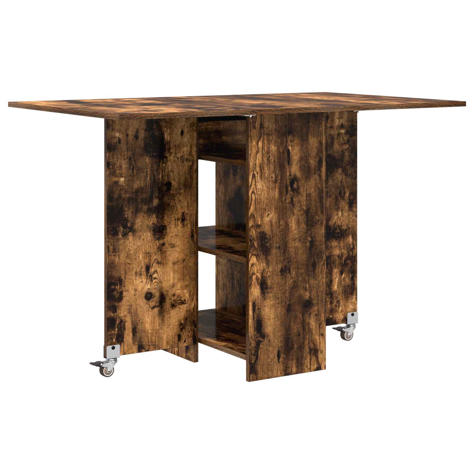 Esstisch 115 x 70 x 75 cm Holzwerkstoff Weiß Rechtwinklig