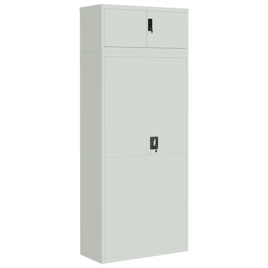 Aktenschrank Weiß 90x40x110 cm Stahl