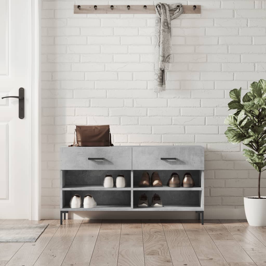 Schuhbank Weiß 102x35x55 cm Holzwerkstoff