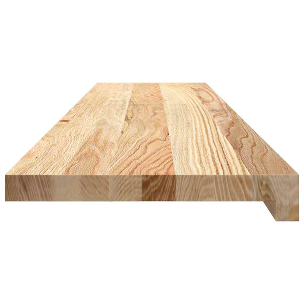 Treppenstufen 4 Stk. Unbehandelt 70x25x2 cm Massivholz Eiche