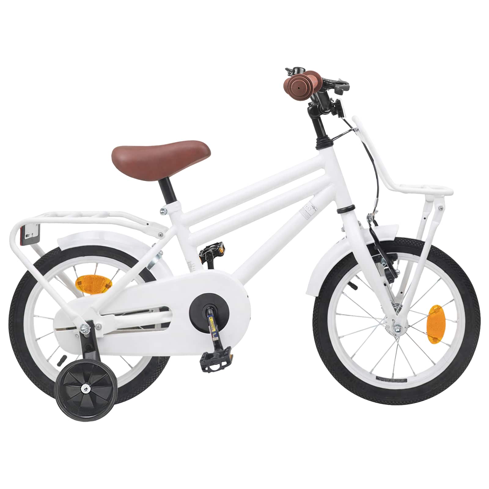 Kinderfahrrad 18 Zoll für 5-7 Jahre alt Schwarz