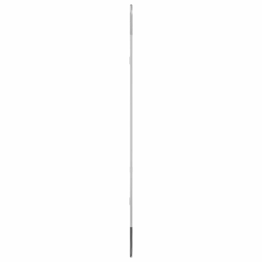 Wandspiegel Silbern 50x20 cm Oval
