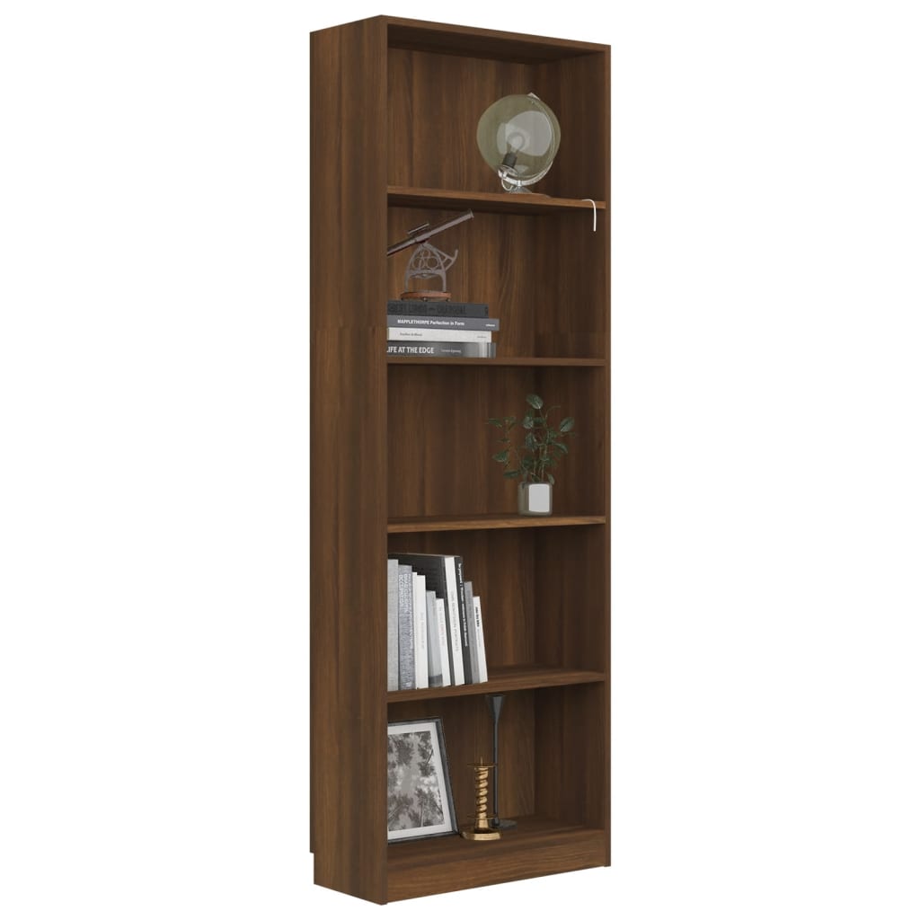 Bücherregal 3 Fächer Weiß 40x24x109 cm Holzwerkstoff