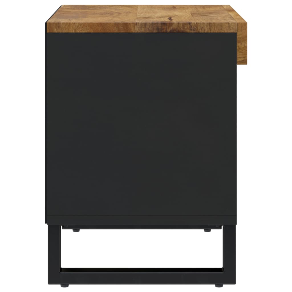 TV-Schrank 85x33x43,5 cm Altholz Massiv