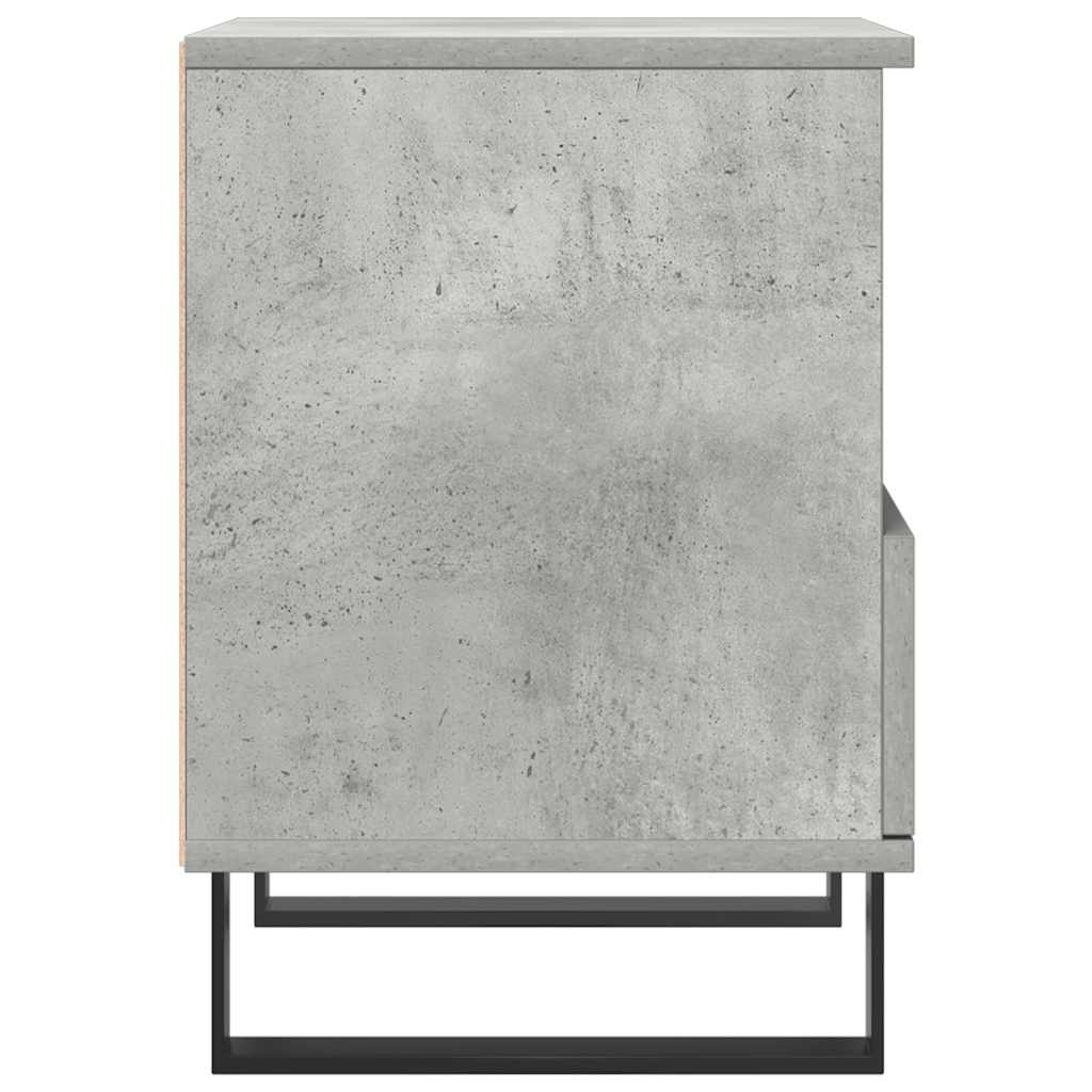 Bettschrank Schwarz Eichen-Optik 40 x 35 x 50 cm Holzwerkstoff
