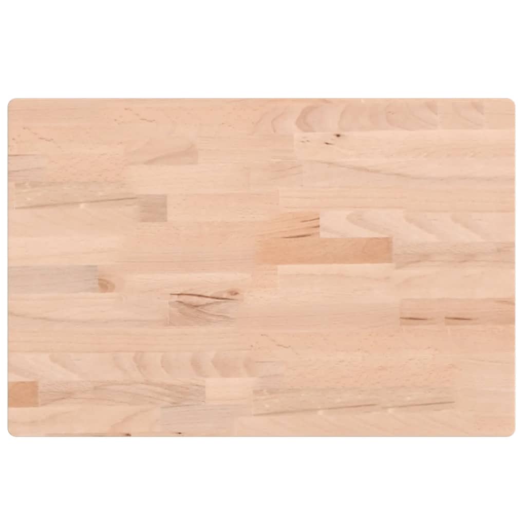 Waschtischplatte 80x40x1,5 cm Massivholz Buche